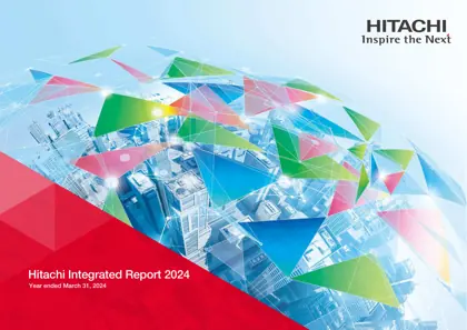 Hitachi Integrated Report 2024封面