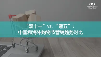 双十一 vs. 黑五:中国和海外购物节营销趋势对比封面
