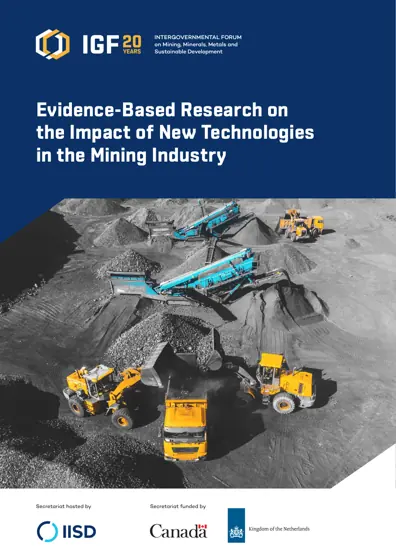 Evidence-Based Research on the Impact of New Technologies in the Mining Industry封面