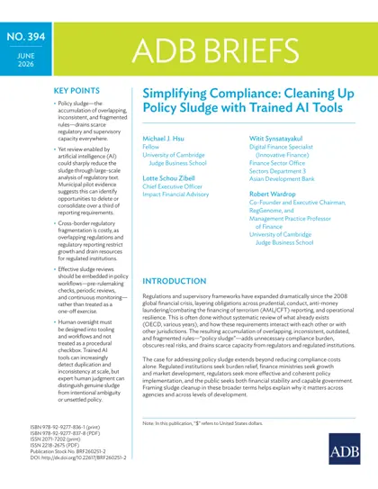 Simplifying Compliance: Cleaning Up Policy Sludge with Trained AI Tools封面