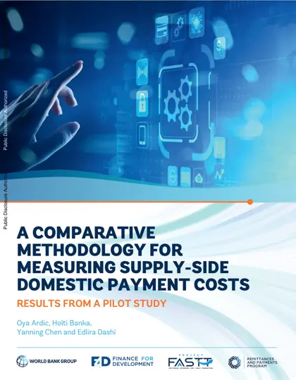 A COMPARATIVE METHODOLOGY FOR MEASURING SUPPLY-SIDE DOMESTIC PAYMENT COSTS: RESULTS FROM A PILOT STUDY封面