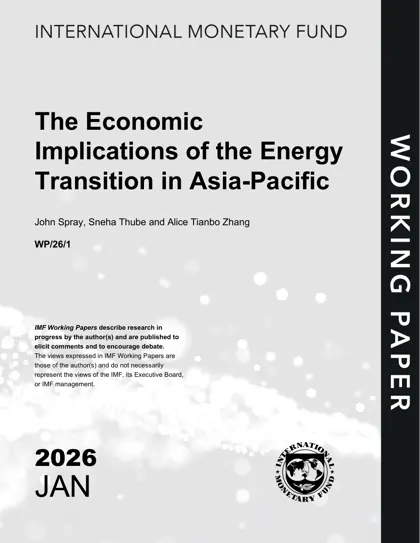 The Economic Implications of the Energy Transition in Asia-Pacific封面