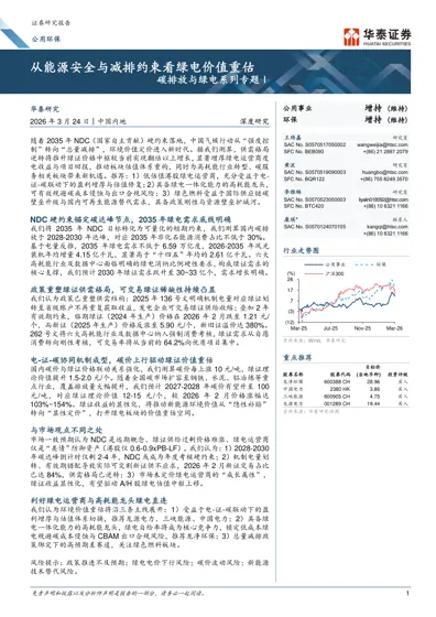 从能源安全与减排约束看绿电价值重估封面