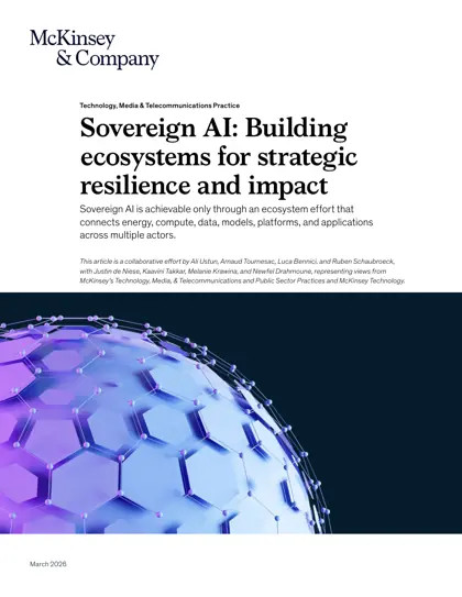 Sovereign AI: Building ecosystems for strategic resilience and impact封面