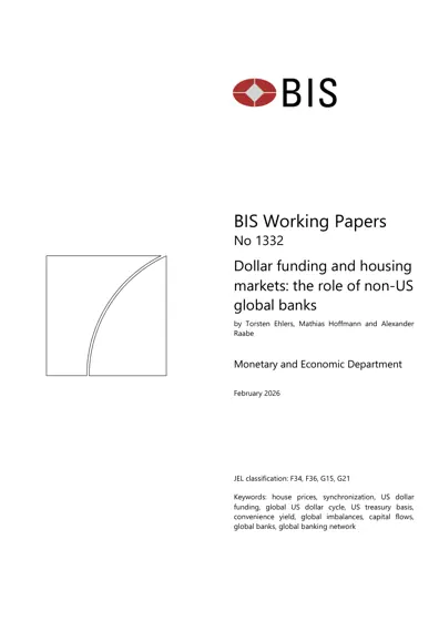 Dollar funding and housing markets: the role of non-US global banks封面