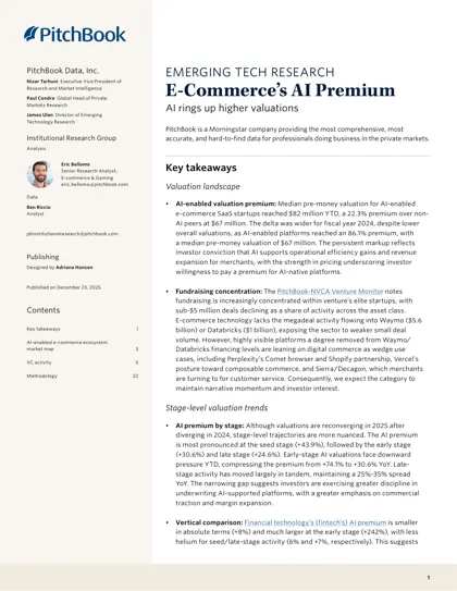 E-Commerce's AI Premium封面