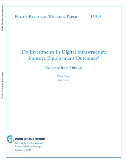 Do Investments in Digital Infrastructure Improve Employment Outcomes? Evidence from Türkiye封面