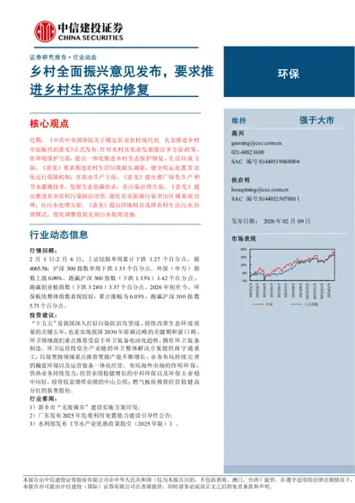 乡村全面振兴意见发布，要求推进乡村生态保护修复封面
