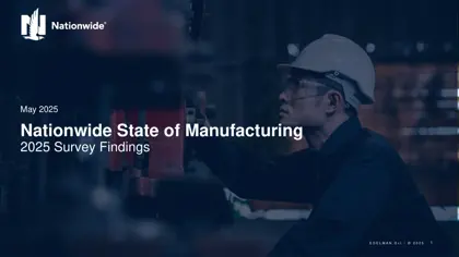 Nationwide State of Manufacturing 2025 Survey Findings封面