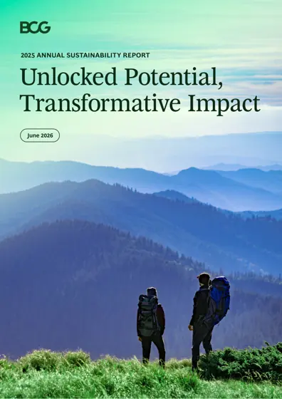 Unlocked Potential, Transformative Impact: 2025 Annual Sustainability Report封面