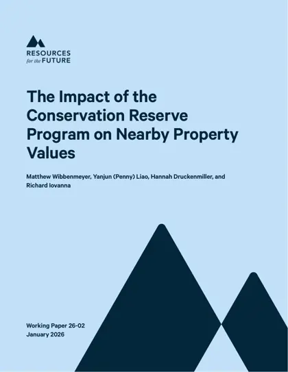 The Impact of the Conservation Reserve Program on Nearby Property Values封面