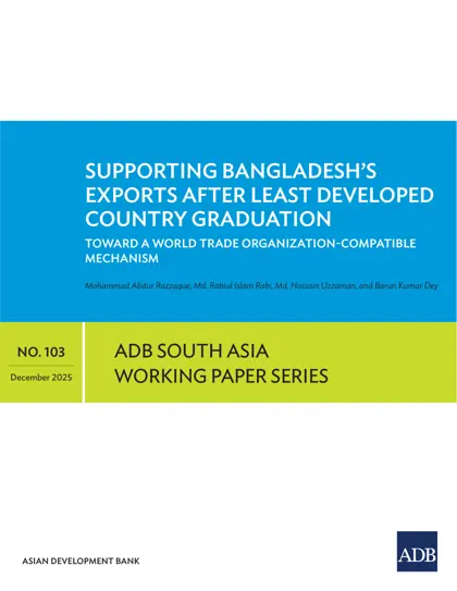 Supporting Bangladesh’s Exports After Least Developed Country Graduation: Toward a World Trade Organization-Compatible Mechanism封面