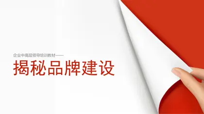 企业中高层领导培训教材——品牌建设封面