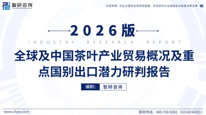 全球及中国茶叶产业贸易概况及重点国别出口潜力研判报告封面