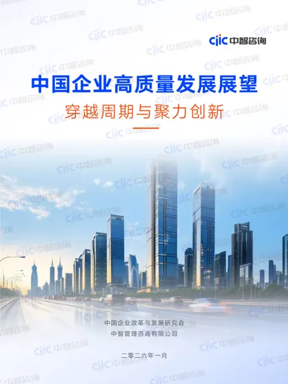 中国企业高质量发展展望:穿越周期与聚力创新封面