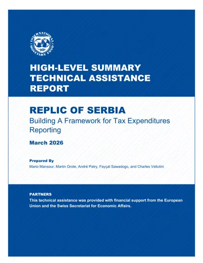 Republic of Serbia: Building A Framework for Tax Expenditures Reporting封面