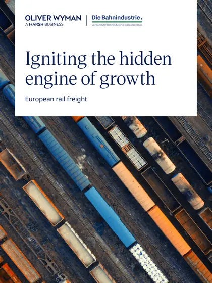 Igniting the hidden engine of growth: European rail freight封面