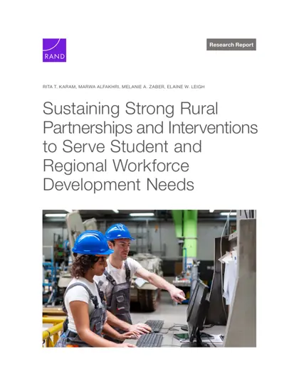 Sustaining Strong Rural Partnerships and Interventions to Serve Student and Regional Workforce Development Needs封面