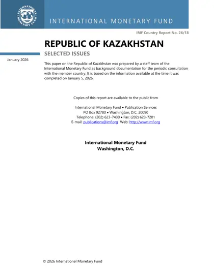 KAZAKHSTAN: STATE-OWNED ENTERPRISES, THE FISCAL STANCE, AND RISKS封面