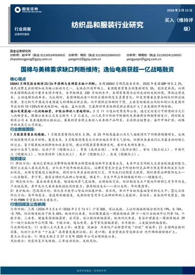 行业周报封面