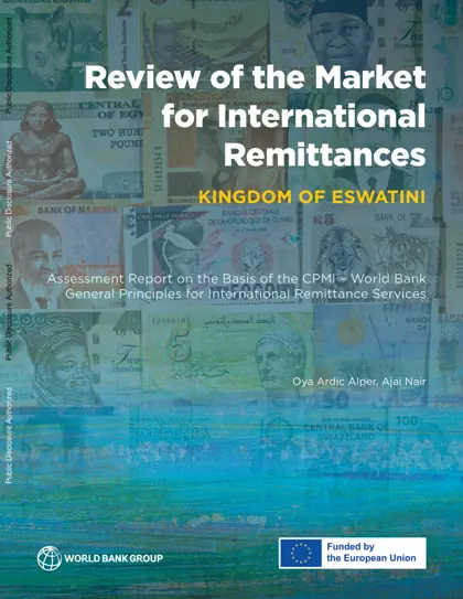 Review of the Market for International Remittances - Kingdom of Eswatini封面