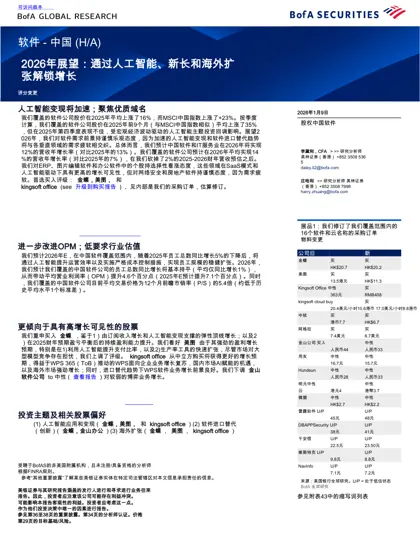 软件 - 中国 (H/A) 2026年展望：人工智能变现将加速；聚焦优质域名封面