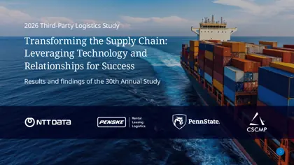 2026 Third-Party Logistics Study封面