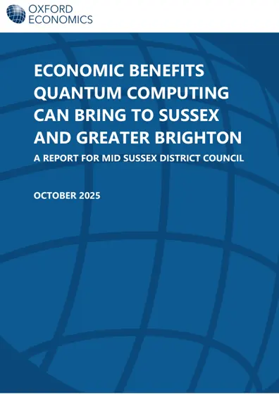 ECONOMIC BENEFITS QUANTUM COMPUTING CAN BRING TO SUSSEX AND GREATER BRIGHTON封面