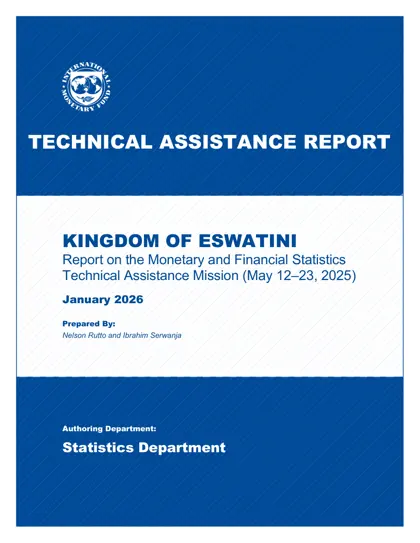 Report on the Monetary and Financial Statistics Technical Assistance Mission (May 12–23, 2025)封面