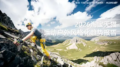 2026淘宝天猫运动户外风格化趋势报告封面
