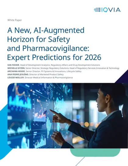 A New, AI-Augmented Horizon for Safety and Pharmacovigilance: Expert Predictions for 2026封面