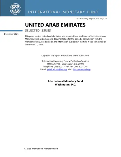 United Arab Emirates: Selected Issues封面