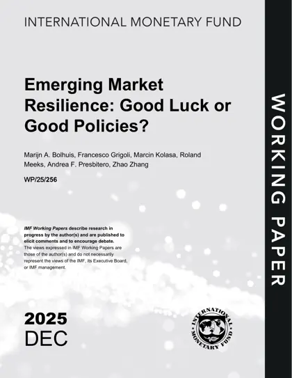 Emerging Market Resilience: Good Luck or Good Policies?封面