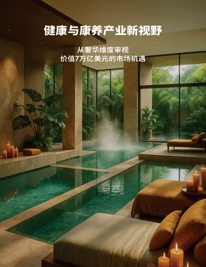 健康与康养产业新视野:从奢华维度审视价值7万亿美元的市场机遇封面