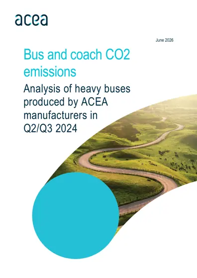 Bus and coach CO2 emissions - Analysis of heavy buses produced by ACEA manufacturers in Q2/Q3 2024封面