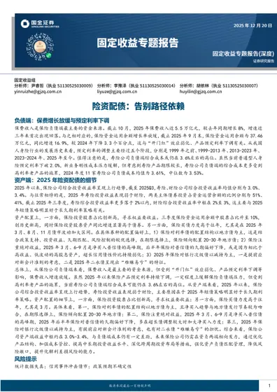 固定收益专题报告（深度）：2025年险资配债的细节封面