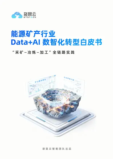 能源矿产行业Data+AI 数智化转型白皮书封面