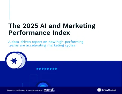 The 2025 AI and Marketing Performance Index封面