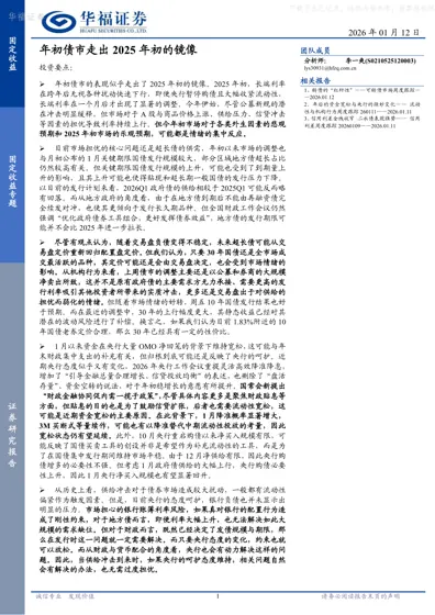 年初债市走出2025年初的镜像封面
