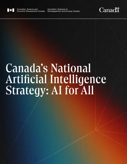 加拿大国家人工智能战略：AI for All封面