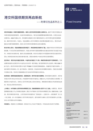 港交所国债期货再启新航 ——利率衍生品系列之二封面