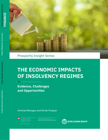 The Economic Impacts of Insolvency Regimes: Evidence, Challenges and Opportunities封面