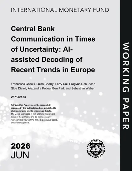 Central Bank Communication in Times of Uncertainty: AI-assisted Decoding of Recent Trends in Europe封面