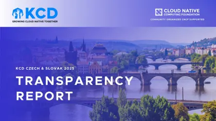 KCD Czech & Slovak 2025 透明度报告封面
