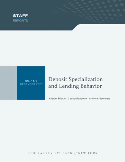 Deposit Specialization and Lending Behavior封面