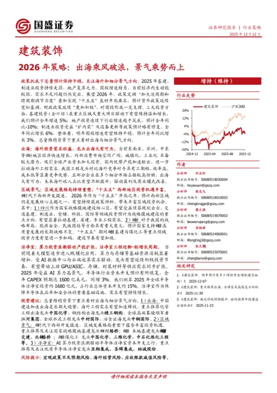 2026 年策略：出海乘风破浪，景气乘势而上封面