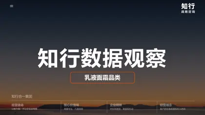 乳液面霜品类-知行数据观察封面