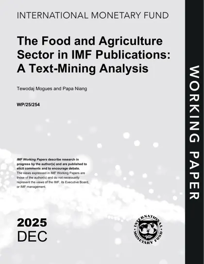 The Food and Agriculture Sector in IMF Publications: A Text-Mining Analysis封面