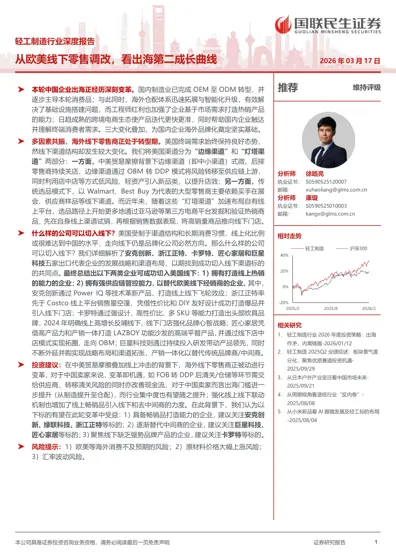 从欧美线下零售调改,看出海第二成长曲线封面