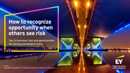 Top 10 business risks and opportunities for mining and metals in 2026封面